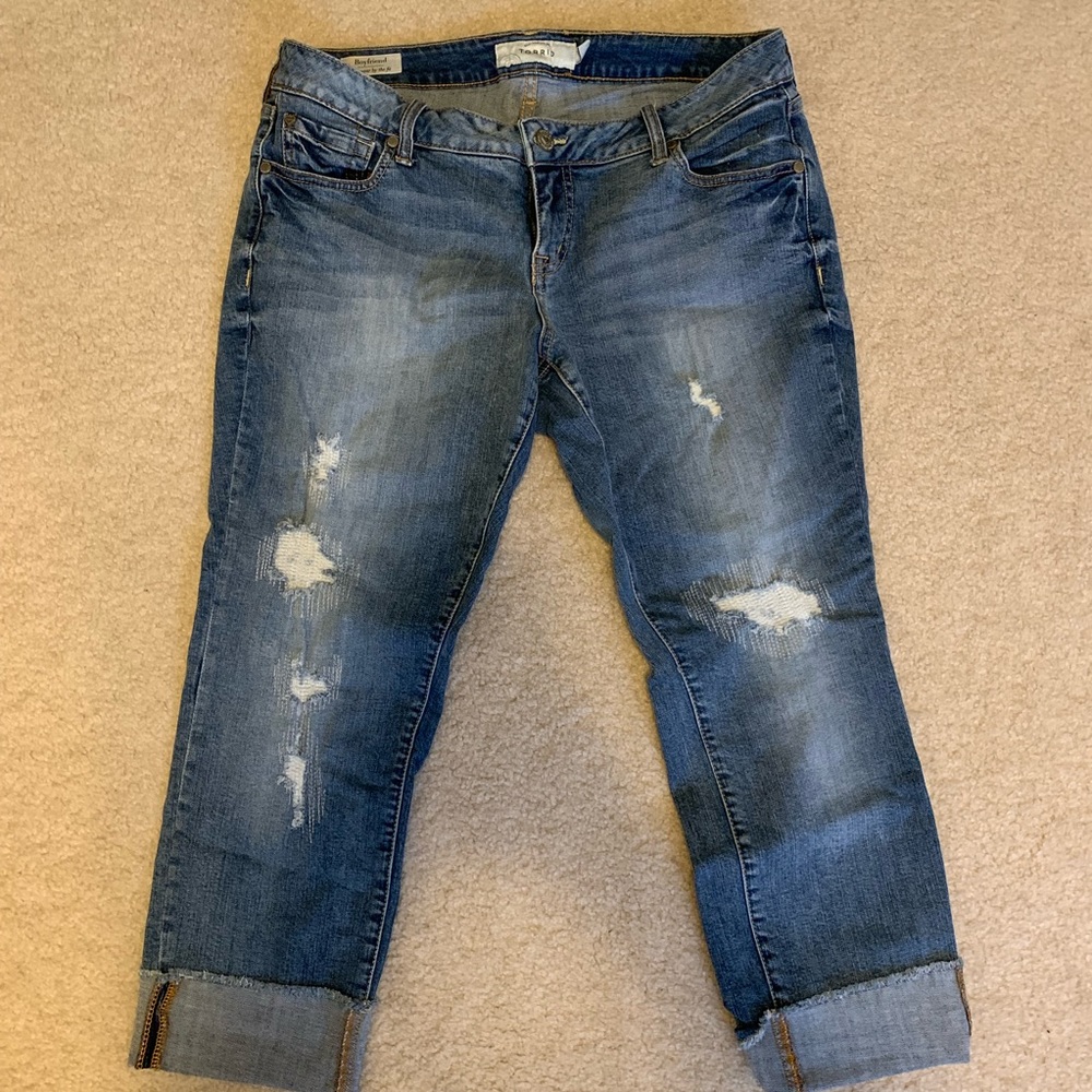 Destroyed Torrid Capris